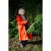Dětský jezdecký kabát  z durapel materíálu na 4 let v červené barvě