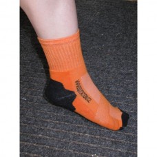 Ponožky  bavlněné pro jezdce na koni s logem Equitation v oranžové barvě a velikosti 35-38
