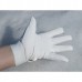 Unisex jezdecké rukavice pánské i dámské z umělé kůže a v bílé barvě