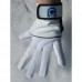 Unisex jezdecké pánské i dámské  rukavice, elastické  v kombinaci s uměloukůží  v bíločerné barvě