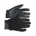 Fleesové zimní jezdecké rukavice v černé barvě a velikosti XL