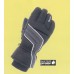 Zimní dětské jezdecké rukavice v černo šedé barvě